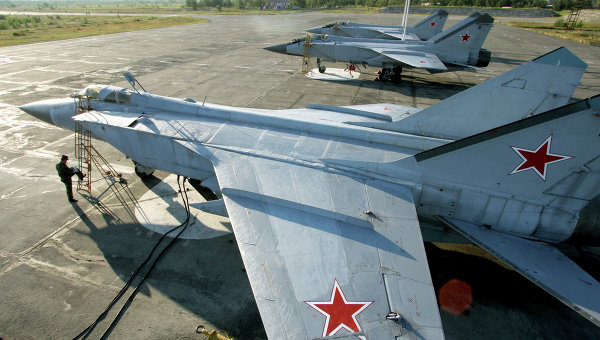 Tiêm kích đánh chặn MiG-31 của Không quân Nga.