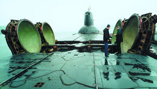 
	Tàu ngầm hạt nhân lớp Typhoon của Nga.