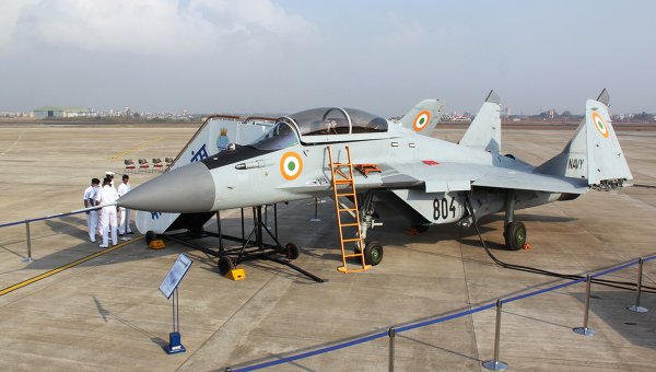 Máy bay chiến đấu MiG-29K của Hải quân Ấn Độ.