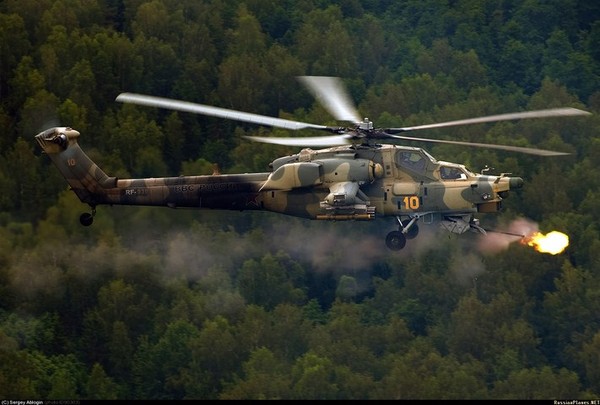 Trực tăng tấn công Mi-28 Havoc của Không quân Nga.