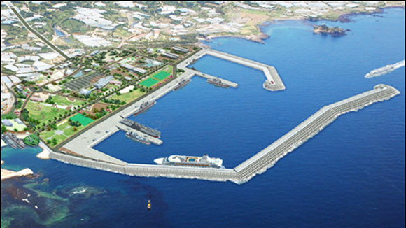 Thiết kế căn cứ hải quân Mỹ tại đảo Jeju.