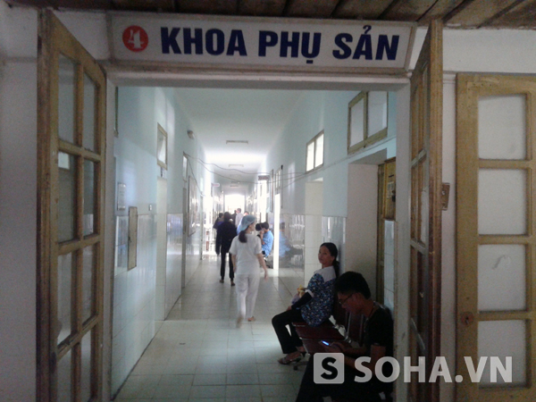 	Khoa Sản - Bệnh viện Hữu nghị Đa khoa Nghệ An nơi xảy ra sự việc thai nhi tử vong bất thường trong bụng mẹ khi chờ sinh.