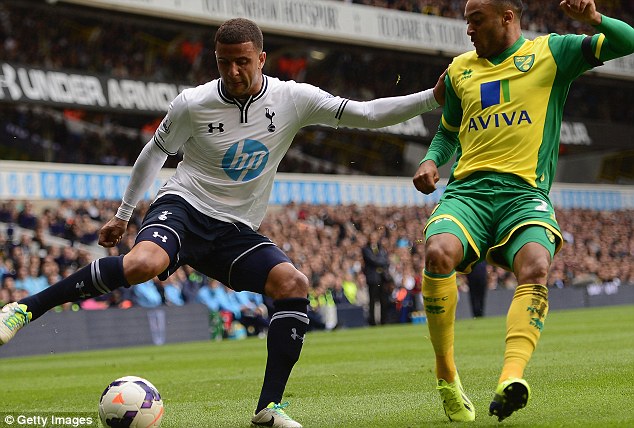 
	Kyle Walker ra sân trong đội hình chính của Tottenham đủ 12 trận. Anh là hậu vệ có khả năng tạo cơ hội cho đồng đội tốt nhất tại Premier League với 18 lần.