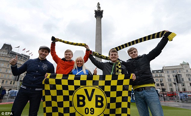 Bayern và Dortmund đã có mặt tại London