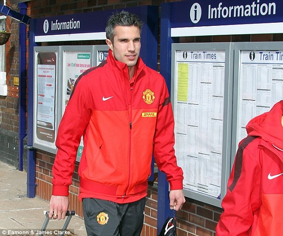 
	Tiền đạo Robin van Persie