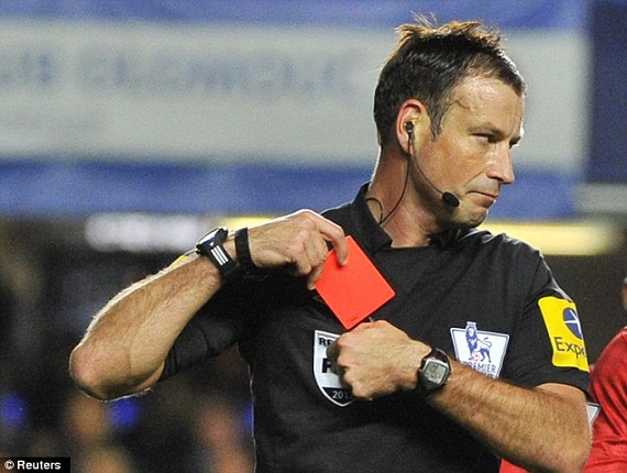 
	Mark Clattenburg được chỉ định bắt chính trong trận đấu của  Chelsea vào Chủ nhật tới