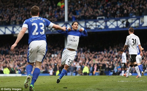 
	Everton có được chiến thắng sát nút  trên sân nhà Goodison Park