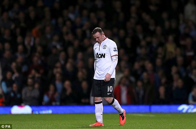 
	Rooney thi đấu không tốt đêm qua và bị thay ra ở khoảng giữa hiệp 2