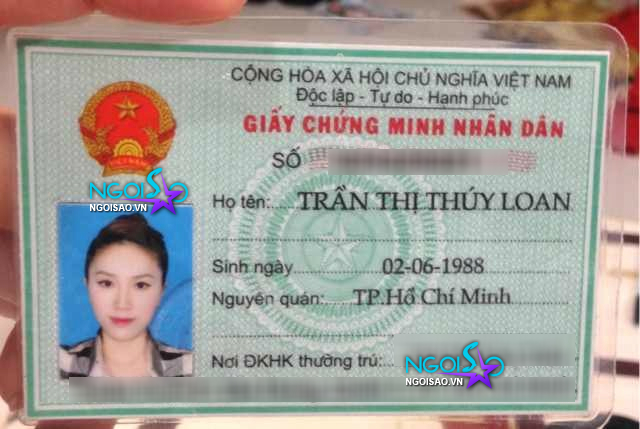 Xem chứng minh thư của Ngọc Trinh, Hoàng Thùy Linh, Hồng Quế...