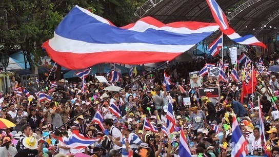 
	Biển người biểu tình ở Thái Lan