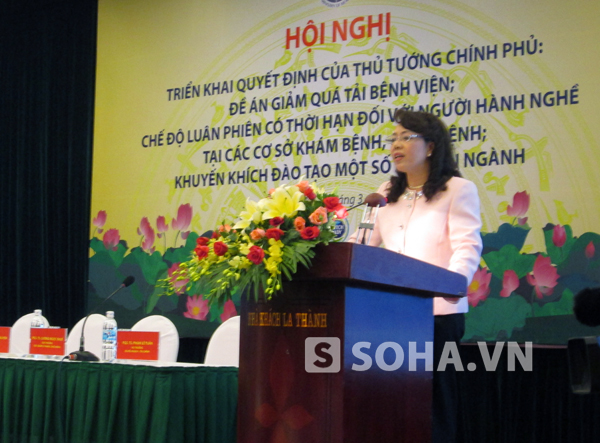 
	Bộ trưởng Bộ Y tế Nguyễn Thị Kim Tiến