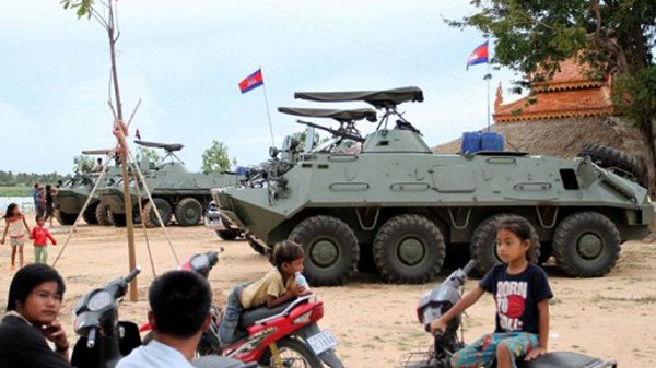 Campuchia rầm rộ triển khai quân đội tại thủ đô