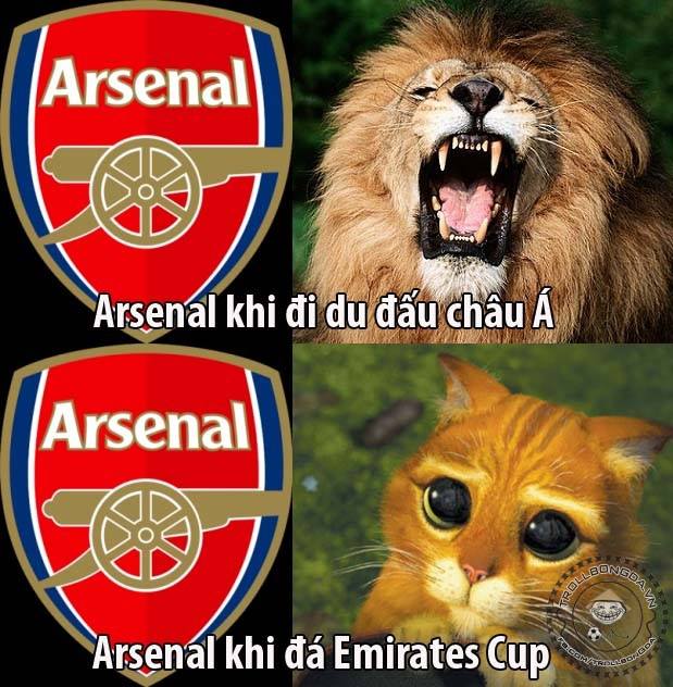 	Hai bộ mặt hoàn toàn khác nhau của Arsenal