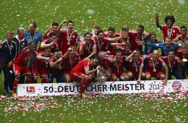 Chùm ảnh: Bayern Munich tưng bừng trong ngày lễ đăng quang