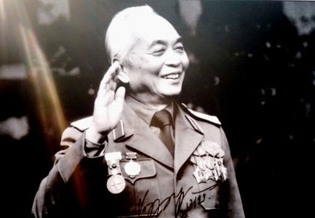Đại tướng Võ Nguyên Giáp - Tổng tư lệnh Quân đội Nhân dân Việt Nam (Ảnh: TTXVN)