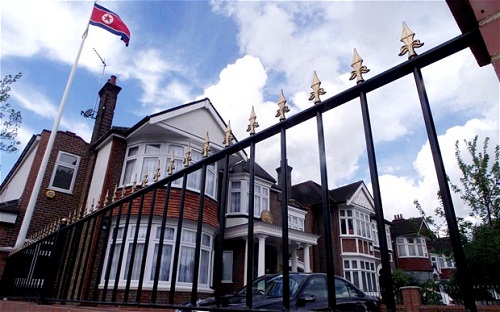 
	Đại sứ quán Triều Tiên ở London.