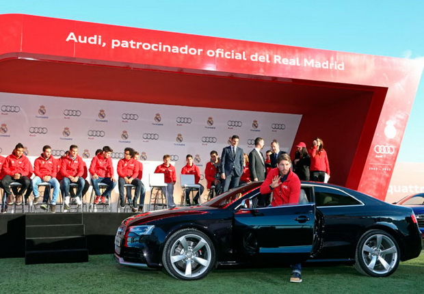  	Sergio Ramos và chiếc Audi RS5