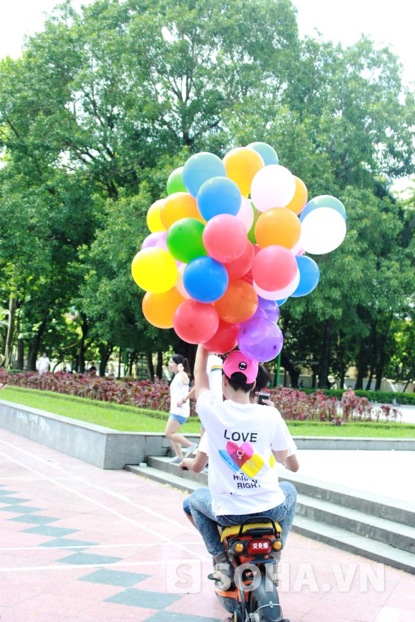Thông điệp của chương trình ngập tràn trên phố. Nguyễn Thanh Tâm – người tổ chức Viet Pride ở Việt Nam nhấn mạnh, sự kiện này nhắm nâng cao thái độ xã hội, liên kết sự kêu gọi toàn cầu để xóa bỏ định kiến giới. Những người tham gia mang lá cờ cầu vồng ra ngoài phố để nói rằng người đồng tính có mặt ở khắp mọi nơi.