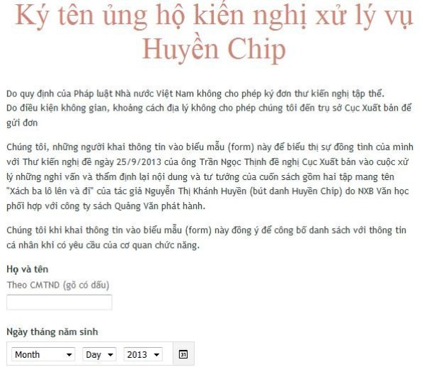 Đơn thư kiến nghị xử lý vụ Huyền Chip thu hút dư luận.