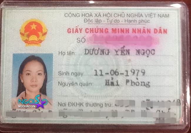 Xem chứng minh thư của Ngọc Trinh, Hoàng Thùy Linh, Hồng Quế...