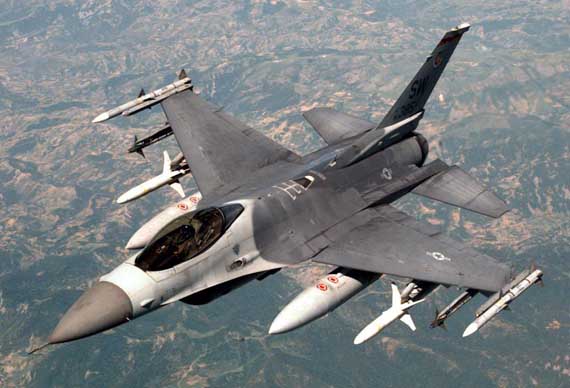 
	Tiêm kích F-16.