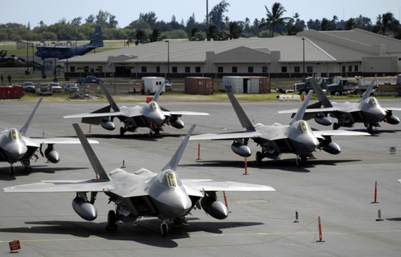 	Máy bay hiện đại nhất của Mỹ F-22 được triển khai ở Nhật Bản