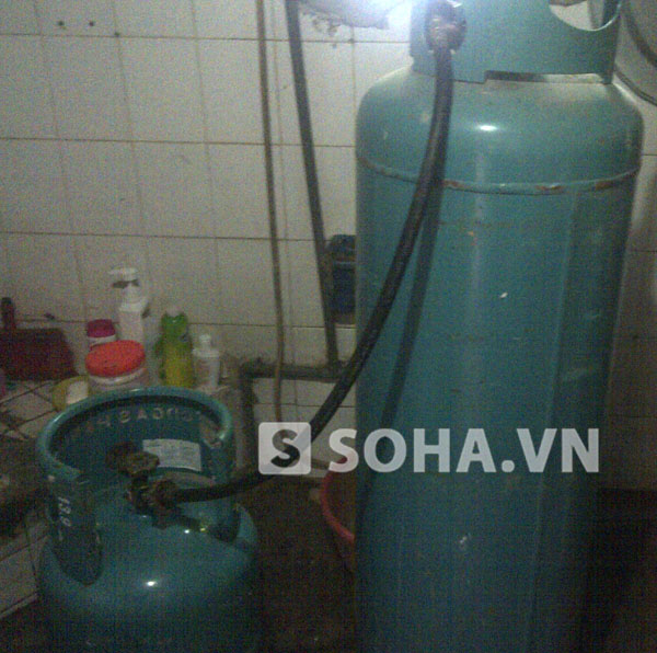 Phát hiện cơ sở san chiết gas 