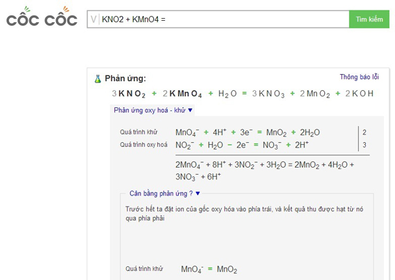 Cốc Cốc ra mắt tính năng giải hóa học thông minh đầu tiên tại Việt Nam