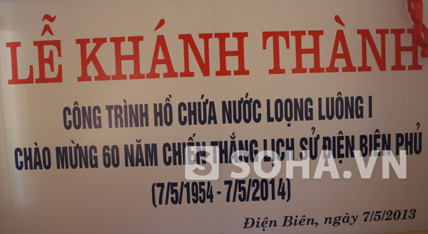 Đây là công trình kỉ niệm 60 năm chiến thắng Điện Biên Phủ (7/5/1954 - 7/5/2014).