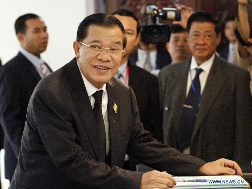  	Thủ tướng Hun Sen tại phiên họp Quốc hội Campuchia khóa V ở Phnom Penh ngày 24/9.