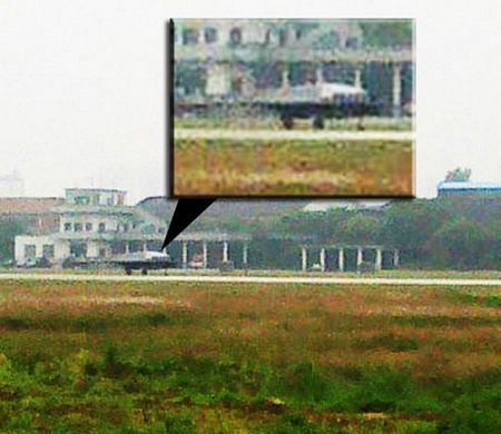 Lijian tại một sân bay ở tỉnh Giang Tô
