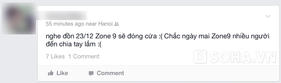 
	Mặc dù chưa chắc chắn nhưng bạn trẻ này đã dự đoán trước cái kết của Zone 9.