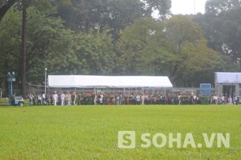 Trực tiếp: Rất đông cựu chiến binh viếng Đại tướng ở TP.HCM