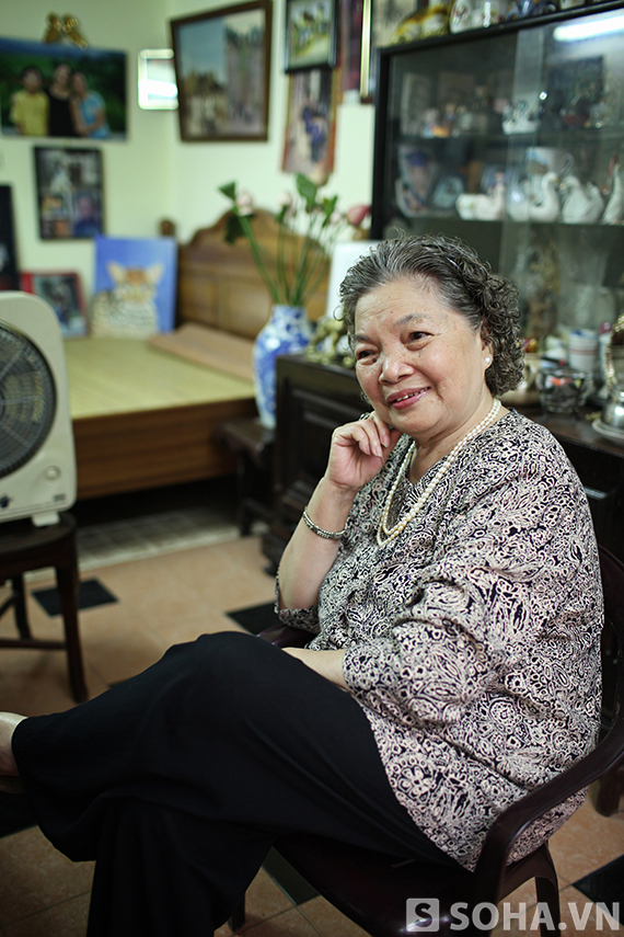 	Nghệ sĩ Lê Mai sống hạnh phúc trong căn nhà nhỏ của mình.