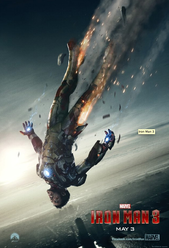 
	Poster tượng trưng cho sự thất bại của Iron Man vì sự kiêu ngạo của mình.