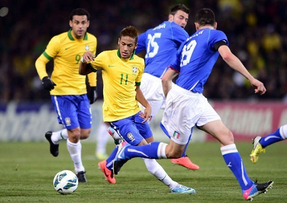 
	Neymar đã thể hiện khá tốt trong trận gặp Italy