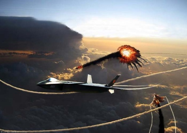 Báo Nhật giả định chiến tranh: Liêu Ninh đắm, J-20 gãy cánh