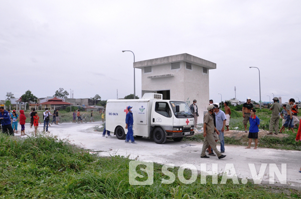 Vị trí nơi người dân phát hiện xác nam thanh niên