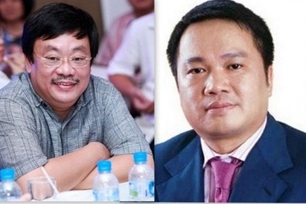 
	Giá trị cổ phiếu của ông Nguyễn Đăng Quang (trái) và ông Hồ Hùng Anh (phải) đang nắm giữ bị sụt giảm vì giá cổ phiếu MSN giảm.