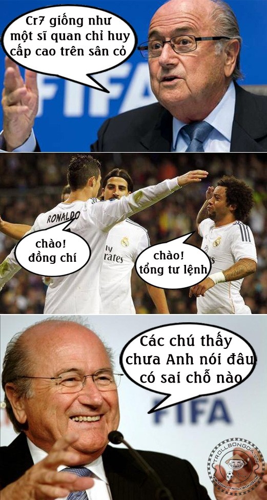 
	Thì ra Blatter đã biết từ trước rồi