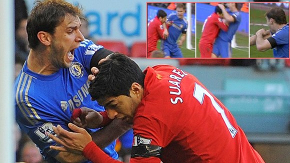 Vụ cắn Ivanovic: Liverpool cho Luis Suarez đi chữa bác sỹ tâm lý