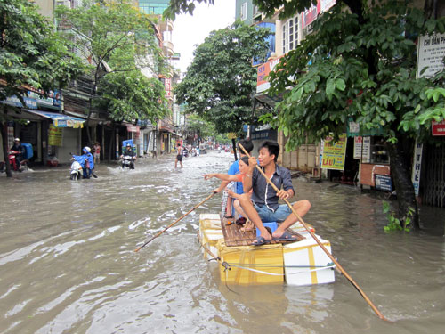 Những phát minh siêu độc để tránh lụt của người Hà 