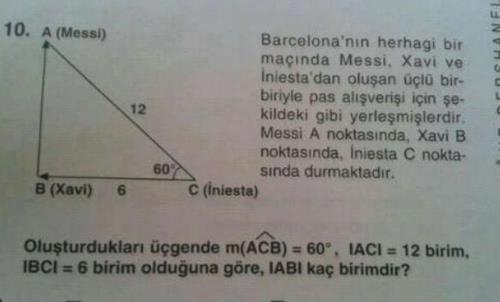 
	Đề thi ở Thổ Nhĩ Kì về Messi và Barca