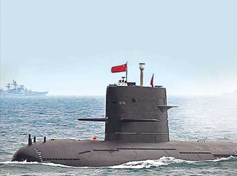 Một chiếc tàu ngầm Trung Quốc.