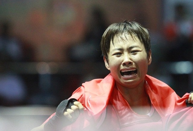 
	Giọt nước mắt sung sướng của Bùi Yến Ly trong trận chung kết muay Thái