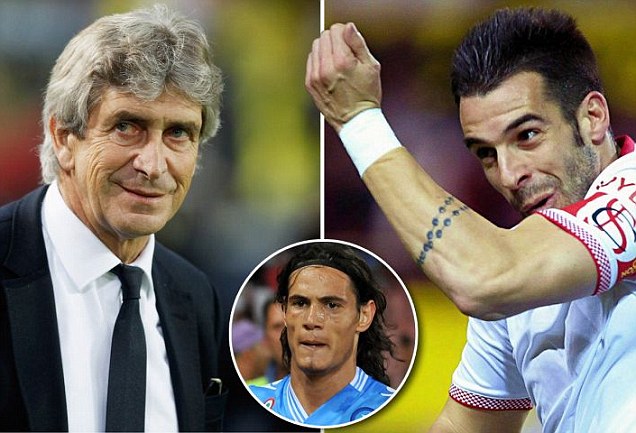 
	Pellegrini đang rất muốn có Negredo sau khi để hụt Cavani