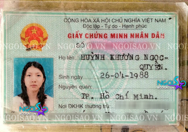 Xem chứng minh thư của Ngọc Trinh, Hoàng Thùy Linh, Hồng Quế...