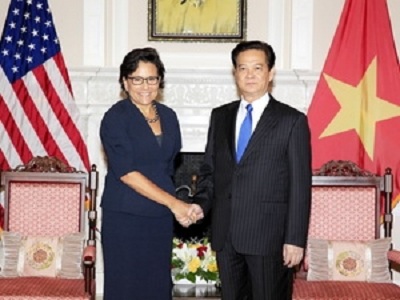  	Thủ tướng Nguyễn Tấn Dũng tiếp Bộ trưởng Thương Mại Hoa Kỳ Penny Pritzker.