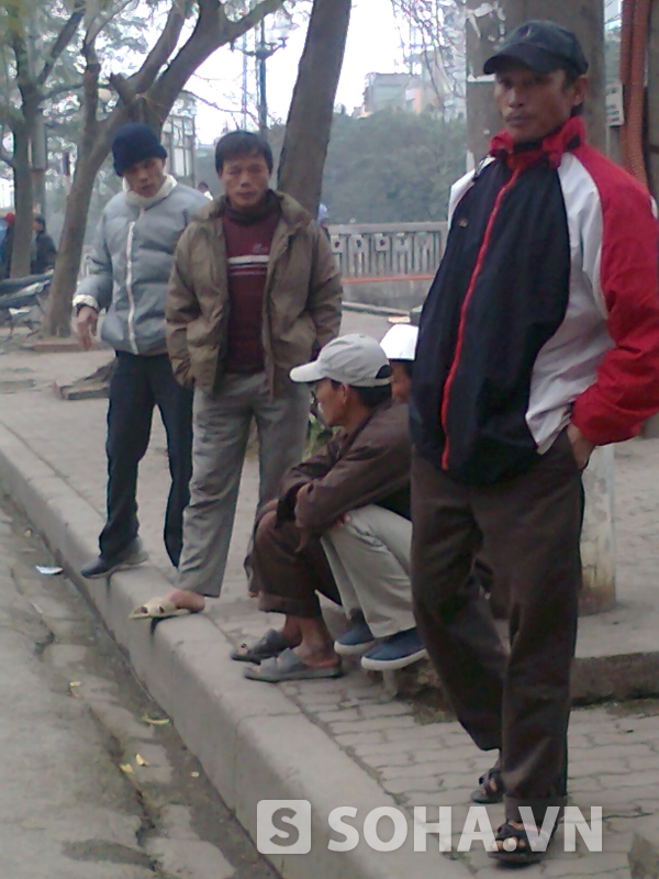 Anh Cao Văn Chung nói cả tuần nay không có việc làm.