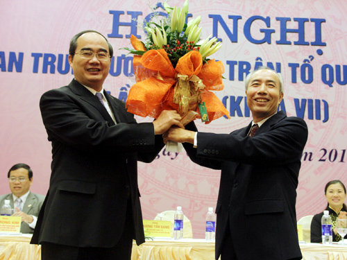 Ông Nguyễn Thiện Nhân nhậm chức Chủ tịch Uỷ ban Trung ương MTTQ Việt Nam